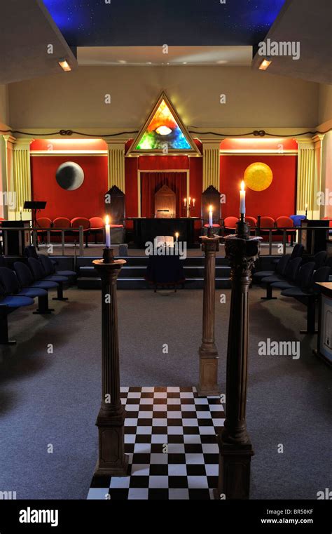 Toulon (83): Interior of the French Masonic Grand Lodge ("Grande Loge ...