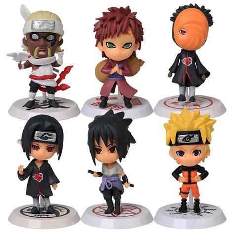 Classic Figurine 6pcs/set Naruto PVC Action Figure Toys Full Set Model ...