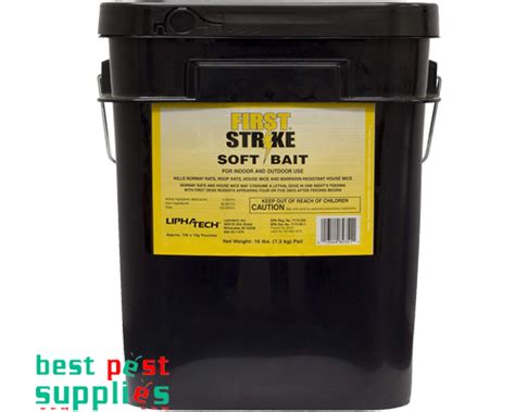 First Strike Soft Bait Rodenticide - 1 large pail (16 lbs.) - Best Pest Supplies