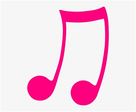 Pink Music Note Png Clipart