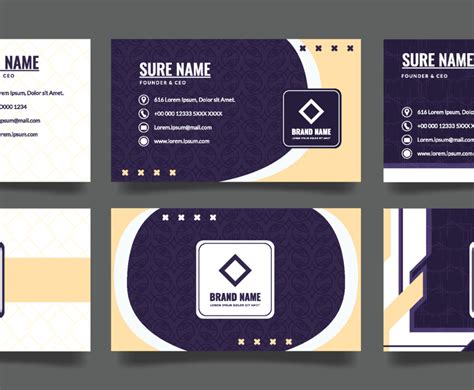 Business Card Formal Office Template Vector Art & Graphics | freevector.com