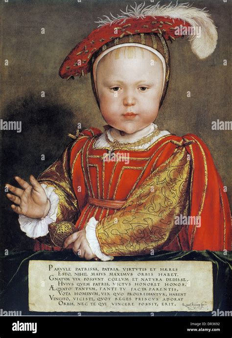 Portrait of Prince Edward as a child, later King Edward VI of England Stock Photo, Royalty Free ...