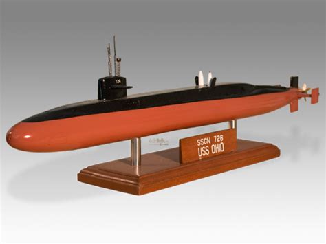 USS Ohio Model Boats, Ships & Submarines $244.50 Modelbuffs Custom Made Mahogany Models