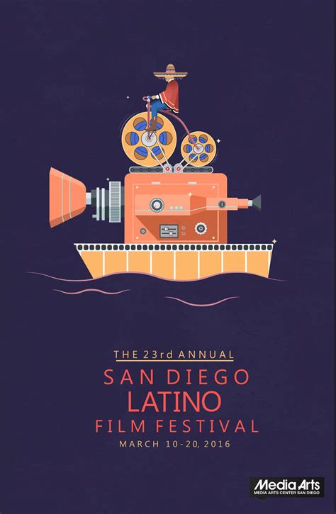 San Diego's 23rd Annual San Diego Latino Film Festival Poster Example ...