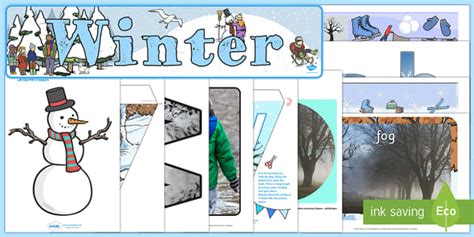 Winter Classroom Displays | Pack Of Resources - Twinkl