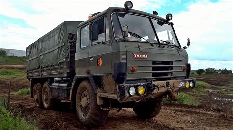 Tatra 815 6x6 military Truck off road & sound - YouTube