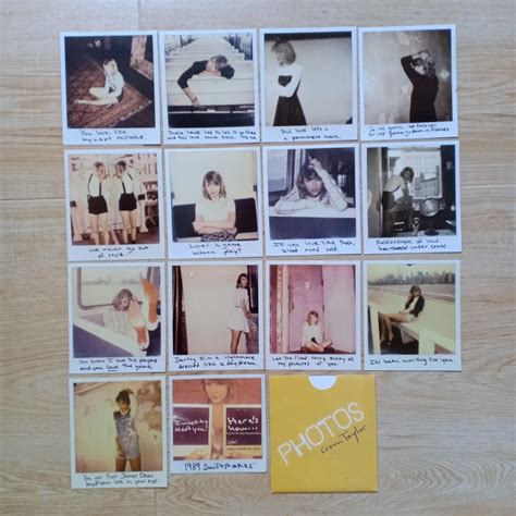 Taylor Swift 1989 Polaroids Set #2, Hobbies & Toys, Music & Media, Music Accessories on Carousell