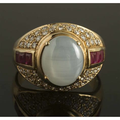 Gray Star Sapphire Ruby RIng | Witherell's Auction House