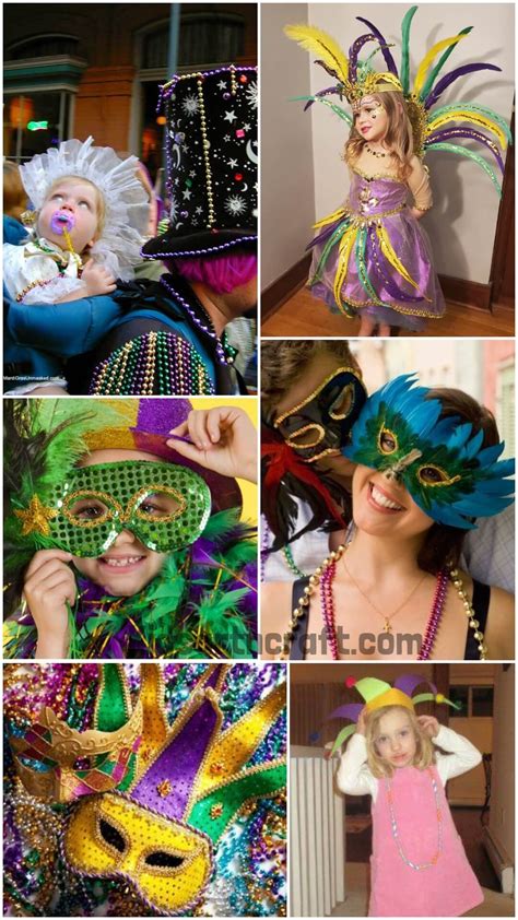 Mardi Gras Costumes for Kids & Parents - Kids Art & Craft