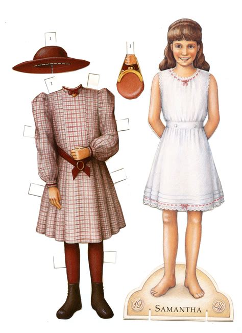 American Girl Paper Dolls — With Elizabeth | American girl doll patterns, American girl clothes ...