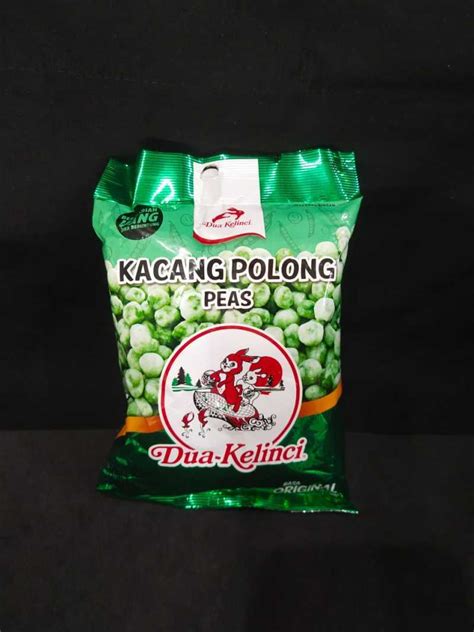 Jual DUA KELINCI KACANG POLONG PEAS ORIGINAL 60GR di Seller rojamart_dailyneeds - Tanjung Sari ...