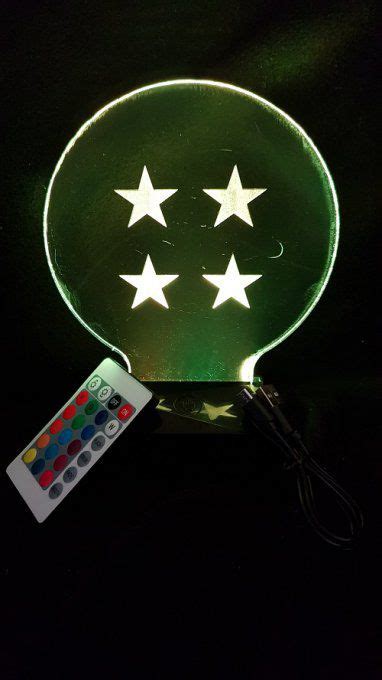 www.gravstyle.com : Lampe led 3d, Boule de cristal, shenron, voeux, dragon ball z, manga ...