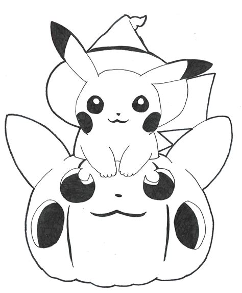 Pikachu Halloween Coloring Pages 30 Powerful Pikachu Coloring Pages ...