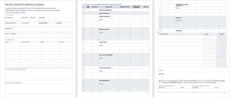 Kick Off Meeting Agenda Template - Sfiveband.com