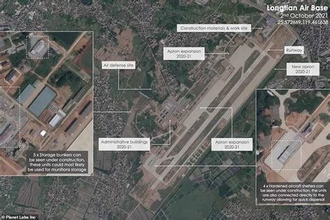 Satellite images show China has upgraded military bases facing Taiwan ...