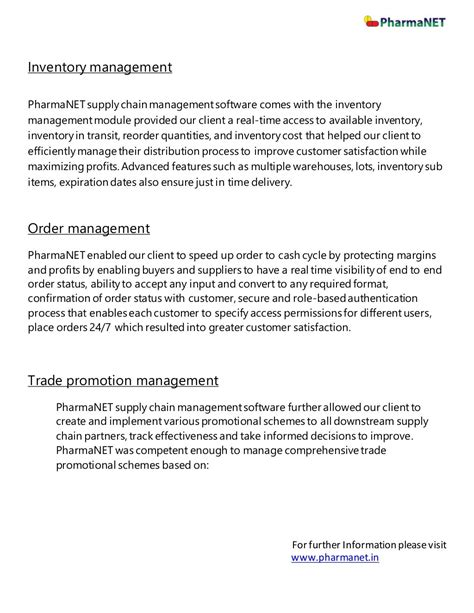 Case study supply chain management