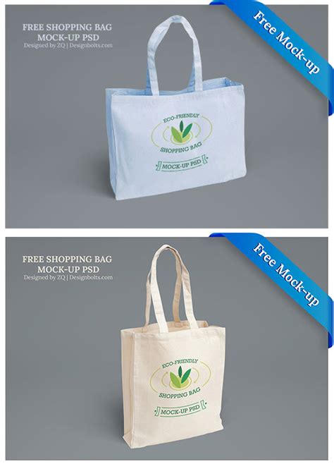 22 Free Shopping Bag Mockups For Presentations | Naldz Graphics