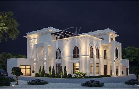 Idea 2342974: White Modern Islamic Villa Exterior Design by Comelite ...