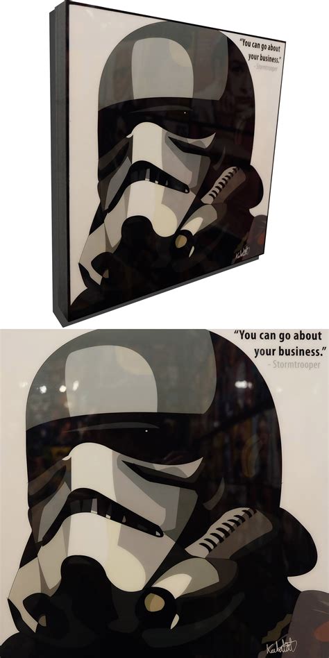 Stormtrooper Pop Art Poster by Keetatat Sitthiket - Infamous ...