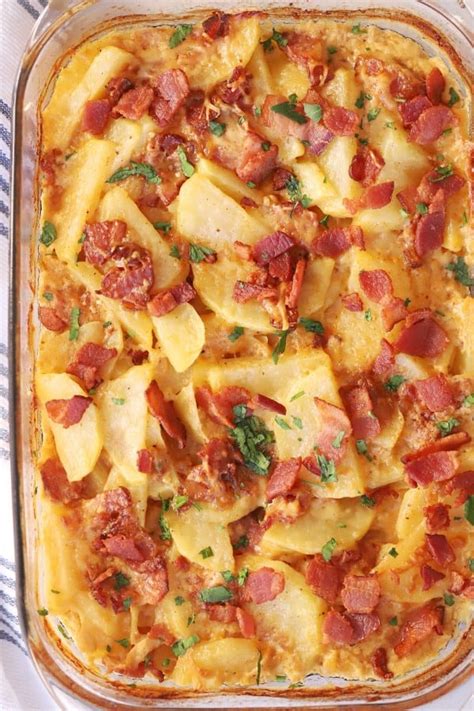 Scalloped Potatoes with Bacon - The Carefree Kitchen