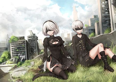 HD wallpaper: Nier: Automata, 2B (Nier: Automata), 9S (Nier: Automata) | Wallpaper Flare