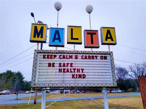 marquee at malta drive-in