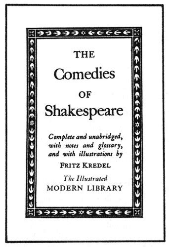 Comedies of Shakespeare