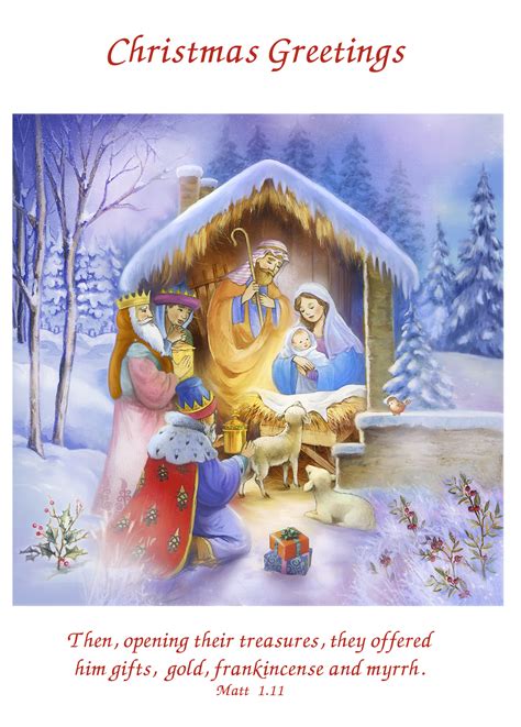 Christmas - Religious Cards - XM338 Pack of 5