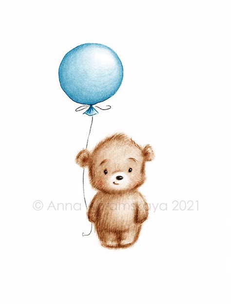 Bear Holding A Balloon | ubicaciondepersonas.cdmx.gob.mx