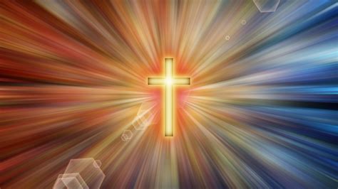 Backlit Glowing Cross Free Stock Photo - Public Domain Pictures