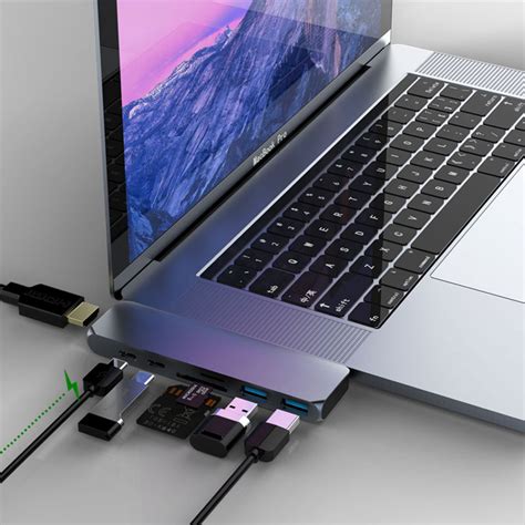 6-in-1 USB Hub for Macbook Pro/Air