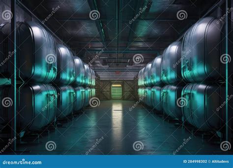 Capacitor Energy Storage in an Industrial Setting Stock Illustration ...