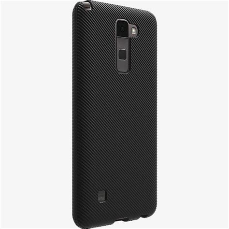 Verizon Textured Silicone Case For Lg Stylo 2 V - Black : Target