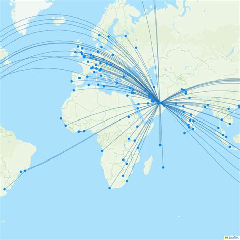 Emirates routes 2024 – interactive map with all flights - Flight Routes