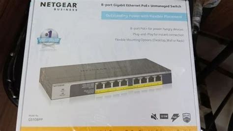 Netgear GS108PP 8-Port PoE+ Gigabit Ethernet Unmanaged Desktop Switch (PoE 123 Watt) at Rs 9299 ...