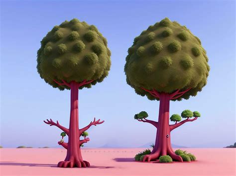 3D Animation forest scene with various forest trees 27953895 Stock ...