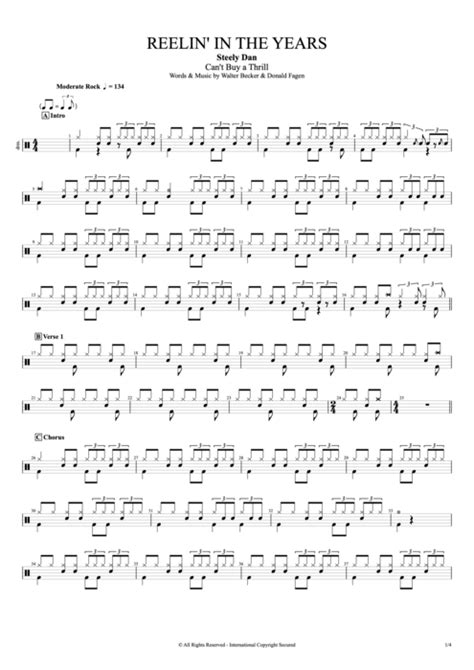 Reelin' In the Years Tab by Steely Dan (Guitar Pro) - Full Score ...