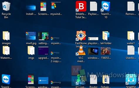 How to Change Desktop Icon Spacing in Windows 10?