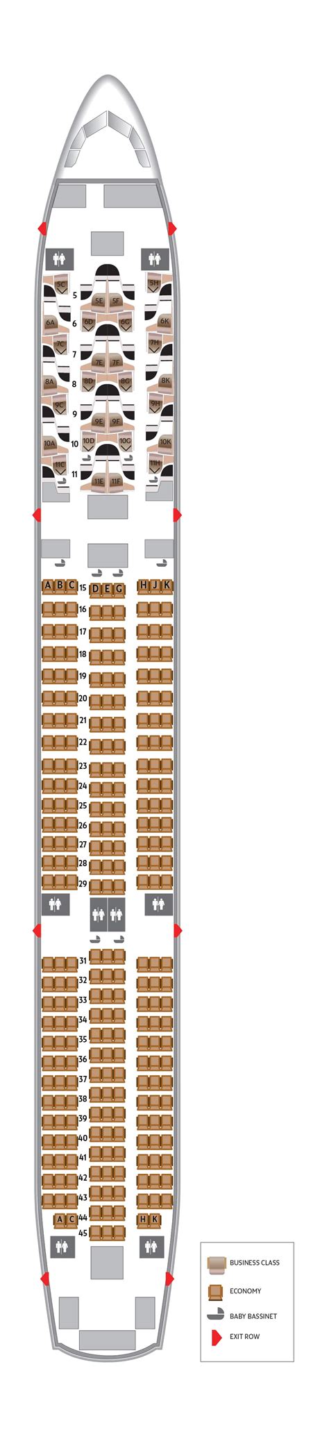 Seat Map Boeing 777 200 Etihad Airways Best Seats In The Plane | Porn ...