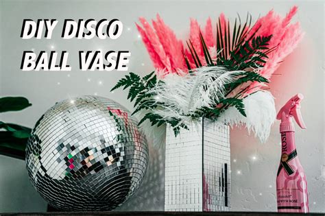 DIY DISCO BALL VASE