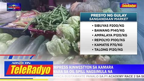 Presyo ng bilihin sa Sangandaan Market | Kabayan (10 May 2023) - YouTube