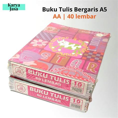 Detail Ukuran Buku Tulis Koleksi Nomer 7