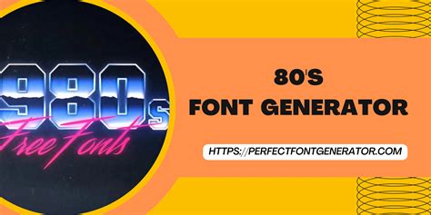 80's Font Generator: Create Captivating 80's Texts Online