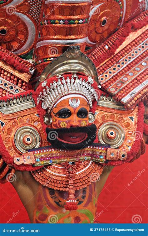 Theyyam Ritual in Kerala,INdia on Nov 28th,2011 Editorial Image - Image of asia, vibrant: 37175455