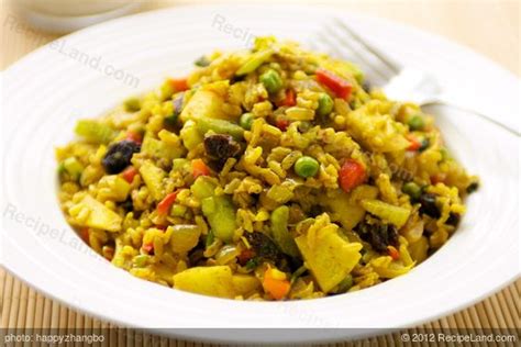 Curry Rice Salad Recipe | RecipeLand