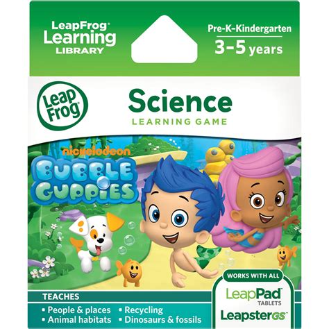 LeapFrog Leapster Explorer Learning Game, Nickelodeon Bubble Guppies - Walmart.com