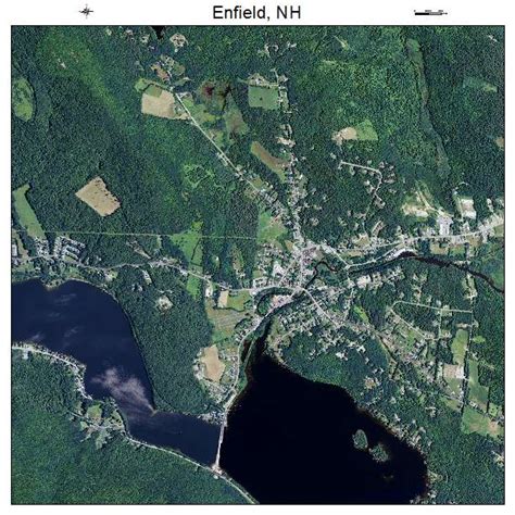 Aerial Photography Map of Enfield, NH New Hampshire