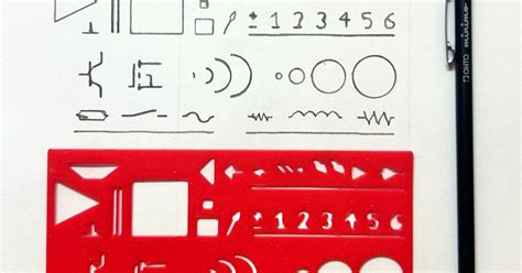 UFS-156 More Electrical Diagrams Stencil or Circuit Template by UncleFrankSays | Download free ...