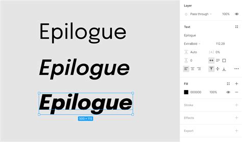 Epilogue Font Bug - Ask the community - Figma Community Forum