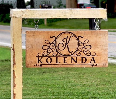 Custom Outdoor Sign, Yard Sign, Personalized Yard Sign, Driveway Sign # ...